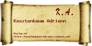 Kesztenbaum Adrienn névjegykártya